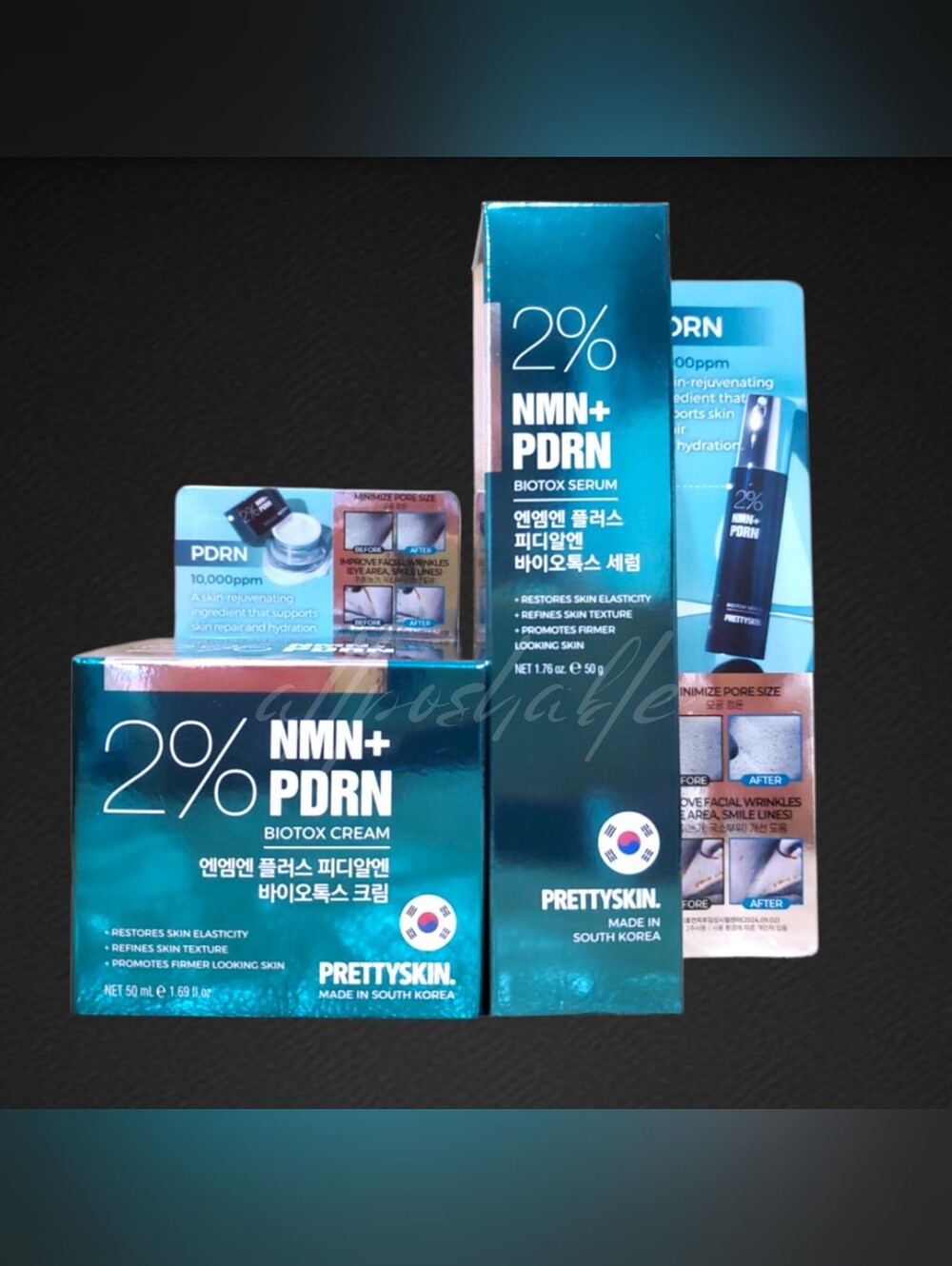 PRETTYSKIN NMN+PDRN Biotox Serum & Cream